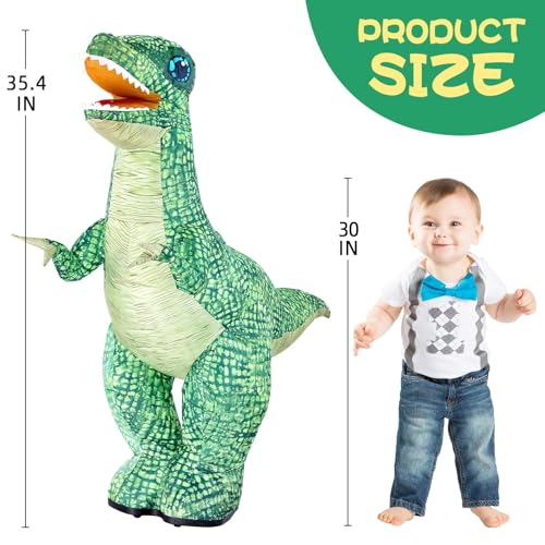 Uniiking® Inflatable Dinosaur Toy for Kids, 2.4GHZ Remote Control Electric Toy with 360°Rotation, Rechargeable Walking Dinosaur Toys for Kids Boys Age 6-8 8-12 Christmas Birthday Gifts