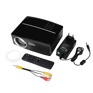 Zerone vídeo proyector Portable Mini LED Proyector Soporte 4 K x 2 ...