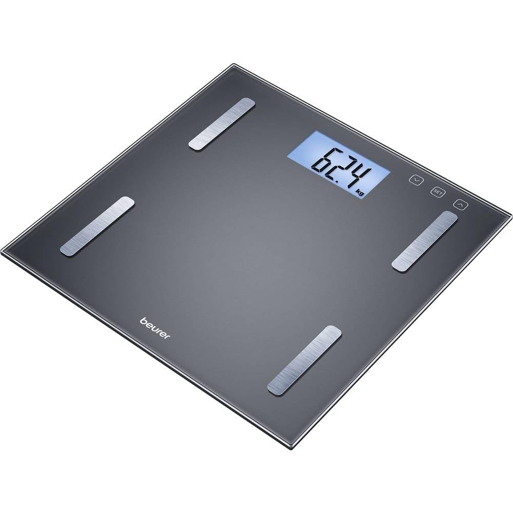 Beurer BF180 Diagnostic Bathroom Scale, Classic Body Analysis Scale, with full-body analysis including BMI calculation & personalised calorie consumption recommendations