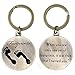 Dicksons Footprints Engraved Metal Key Ring Keychain