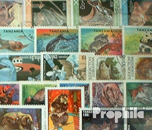 Prophila Collection Motives 50 various Wildlife stamps (Stamps for collectors) Other mammals (monkeys/dinosaurs/elephants ...)