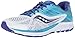 Saucony Women's Ride 10 Running Shoe, White Blue, 9.5 Medium US