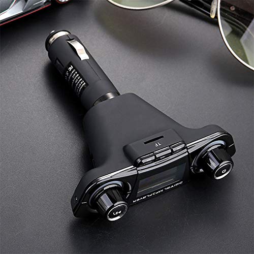 FM Transmitter,Bluetooth Car FM Audio Adapter with Hand Free Call Transmitte,mp3 player Kit Dual USB Modulator Charger for mobile phone, tablet other electronic products Smart charge 1.3 Display-BT0