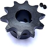 RHKING #40 Roller Chain Sprocket B Type 5/8" Bore Rust Prevention Hardened 10 Tooth