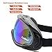 CarBoss Motorcycle Goggles Anti-Fog/UV Eye Protection Fitover Glasses Goggle Military Combat Eyewear Tactical Goggles Outdoor Sunglasses for Motocross Cycling, Skiing (Colorful Len)