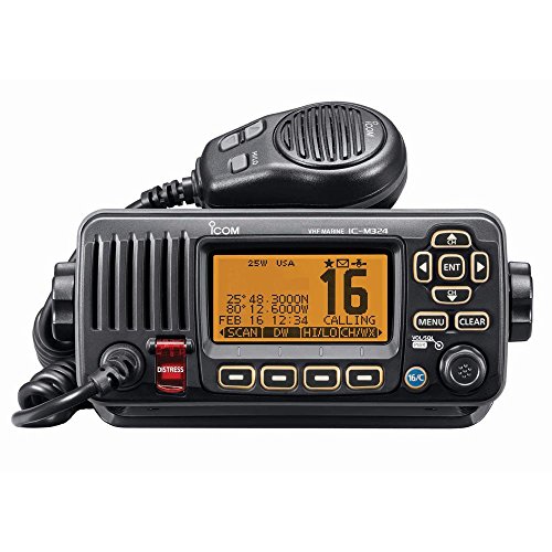 Icom-M324-Fixed-Mount-Vhf-Marine-Transceiver-Black
