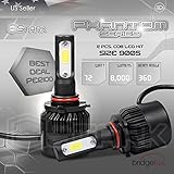 New Super Bright COB LED Chip 8000LM Headlight Conversion Kit - Cool White 6000K 6K - High Beam - 9005 / HB3