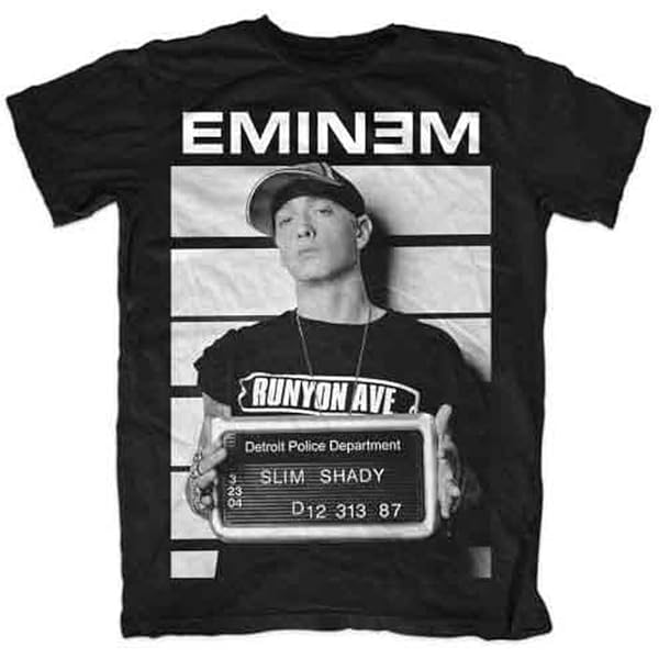 Amazon.com: TruffleShuffle Mens Eminem Arrest T Shirt : Clothing