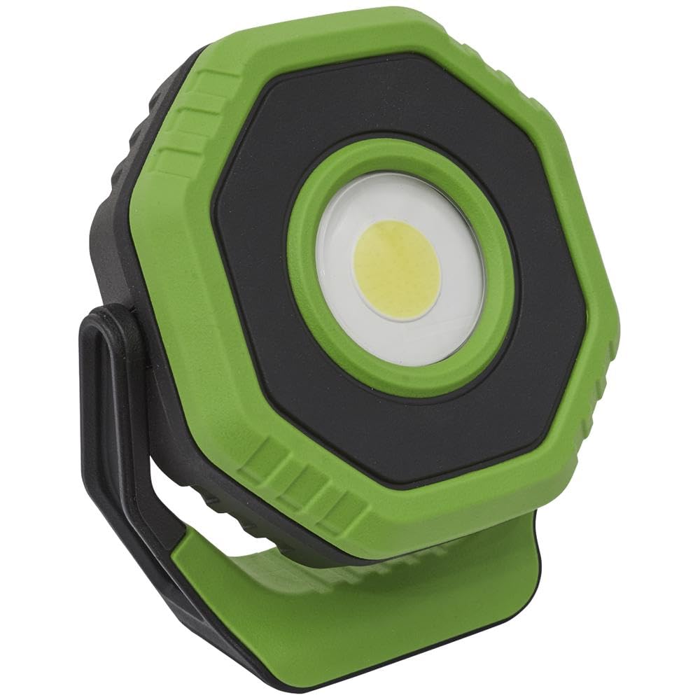 Sealey LED1400P 360° 14W COB LED Rechargeable Pocket Floodlight with Magnet - Green