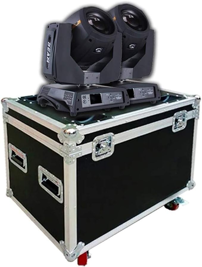 tradeshoptraesio- 2 Cabezales Muebles Beam 230 Foco LED RGB 30 W ...