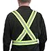 Travelwey Reflective Vest, Safety Gear, Visibility Day and Night, Small, Medium, Large