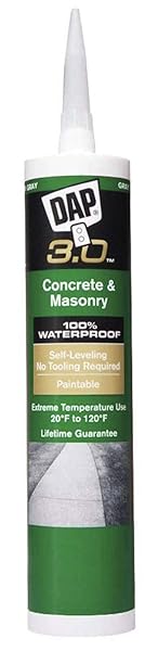 12 PACK DAP 18370 3.0 ADVANCED SELF-LEVELING CONCRETE SEALANT – GRAY 9-OZ CARTRIDGE