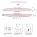 INKER Breathable Maternity Back Support - Comfortable Adjustable Pregnancy Support Belts Band Abdominal Binder for Lower Back Pain & Postnatal Recovery Girdle One Size Pink