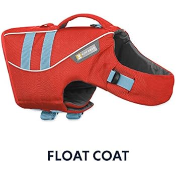 RUFFWEAR - Float Coat Dog Life Jacket for Swimming, Adjustable and Reflective, Sockeye Red, Medium