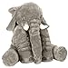 Stuffed Elephant Fluffy Giant Elephant Stuffed Animal Durable Elephant Plush Toy Large Soft Toy Gifts For Kids 24 Inches 1kg Grey