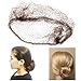 Bignc 40pcs Reusable Invisible Hair Nets Elastic Edge Mesh for Women Bun, 20 Inches 50cm, Brown