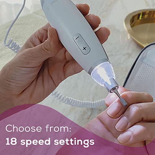 Beurer MP62 Professional Nail Drill Kit, Portable Electric File Machine