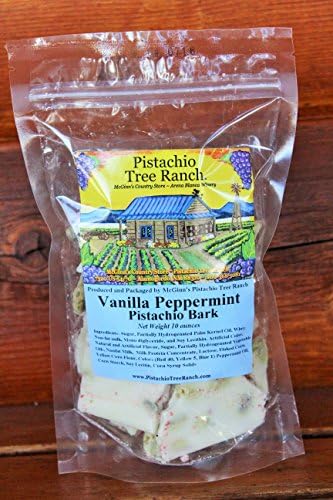 Vanilla Peppermint Pistachio Bark