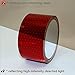 Oralite V92-DB-COLORS Microprismatic Conspicuity Tape: 2 in. x 15 ft. (Red)