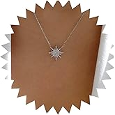 Andelaisi Boho Sunburst Choker Necklace Vintage Rising Sun Necklace Silver Sun Collar Necklace Minimalist Spike Sun Pendant Necklace Jewelry for Women