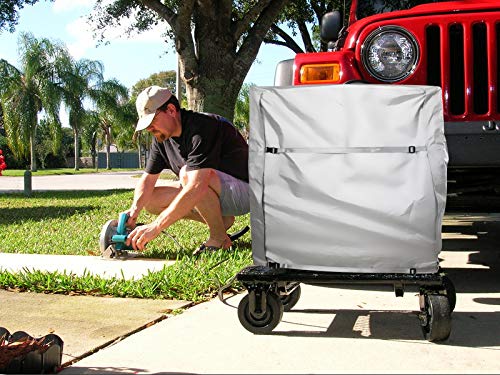 Mr.You Universal Generator Cover fit for Most Generators 5500-15000 Watt - 28x38x30 inch - Thumbnail 4