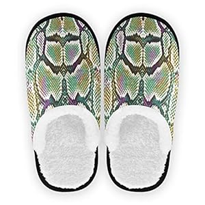 51wGWna25AL. SS300 PUXUQU Zapatillas de casa para mujer, con estampado de piel de serpiente, para casa, para dormitorio, para mujeres… 51wGWna25AL. SS300