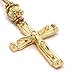 L & L Nation Mens Hip Hop 8mm Gold & Black Tone 32