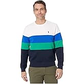 Polo Ralph Lauren Double Knit Crew Sweater White Multi XL