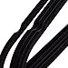 Velvet Hanger Black - 50-count Black Velvet Hangers for Shirts and Dresses with Bonus Accessory Bar and Bonus Pink Velvet Hanger- 18 Inch Hangers