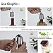 Wine Stoppers, ProCIV Set of 3 Red Wine Bottle Stopper Stainless Steel, Vacuum Sealed Bottle Plug Keep Wine Fresh