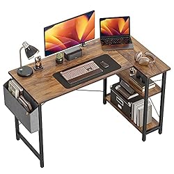 CubiCubi 47 Inch Small L Shaped Computer Desk with