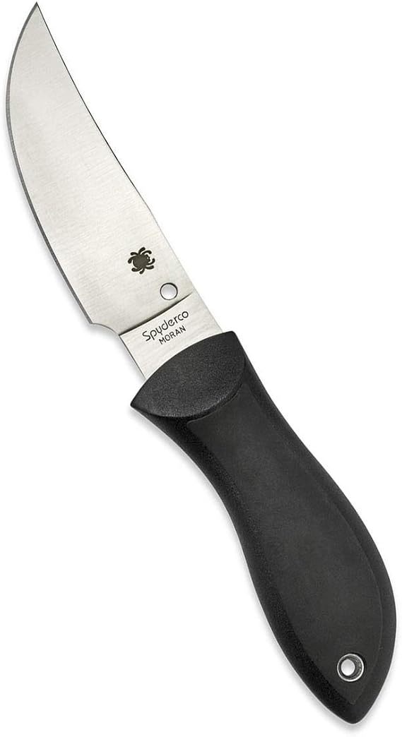 Spyderco Moran Fixed Blade Knife Black FRN Handle with