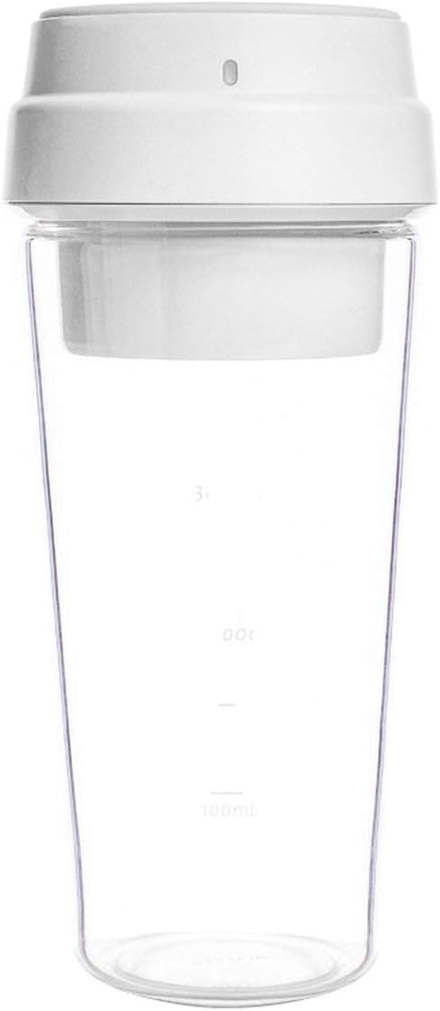 HEARTLIFE 17PIN Star Fruit Cup Small Portable blender Juicer mixer food processor 400ML Magnetic charging 30 Seconds Of Quick Juice,White