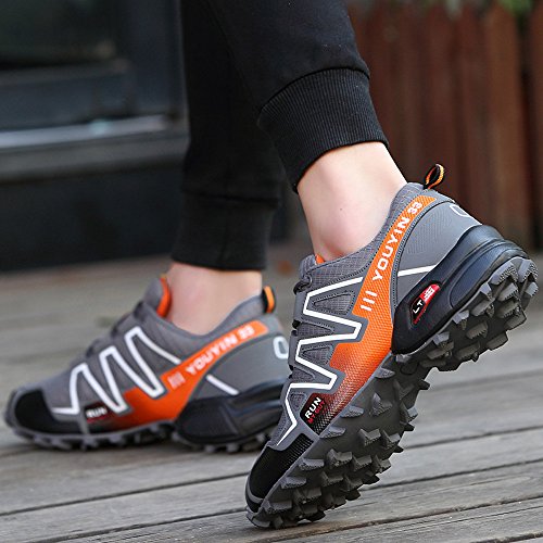 image for Sumen Mens Fitness Jogging Sneakers Running Shoes Hiking Barefoot Outd