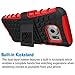 K-Xiang Galaxy S7 Case, (Armor Series) TPU Heavy Duty Dual Layer Shockproof Silicone Phone Protective Case Hybrid Kickstand Cover for Samsung Galaxy S7 2016 (Red)