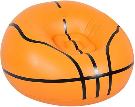 Amazon Com Wgwioo Inflatable Chair Basketball Football Sofa Bean Bag Chair For Adults And Teens Perfect For Indoor And Outdoor Basketball Home Kitchen