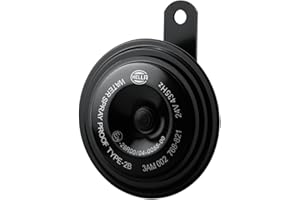 HELLA 002768821 Black 92mm 24V Disc Horn Kit (Universal Fit)