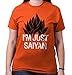 Brisco Brands Nerdy Im Just Saying Funny Goku Anime Pun T Shirt Tee Orange