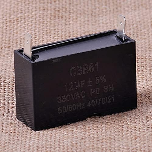SELCAR CBB61 12uF Plus/minus 5% Small Gasoline Generator Capacitor 350V AC 50/60HZ Ceiling for Ceiling Fans Motors Pump Start-up: Home Improvement