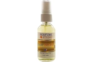 Perfume Studio Baby Delish Powdery Delight Perfume Spray Oil with Long Lasting Sweet & Fresh Powder Fragrance Accords (2 oz)
