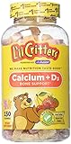 L'il Critters Calcium Gummy Bears with Vitamin D, Fun Swirled Flavor, 150 Count, 2 Pack
