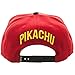 bioWorld Pokemon Pikachu Color Block Snapback Hat , Red & Black , One Size
