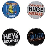 Arrested Development - Classics 4-Piece Button Set