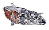 Depo 312-1160R-ASN1 Toyota Corolla Passenger Side Replacement Headlight Assembly