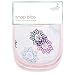 aden by aden + anais Snap Bib, 100% Cotton Muslin, Soft Absorbent 3 Layers, Adjustable, 9” X 13”, 3 Pack, Pretty Pink