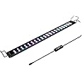 hygger 20W Full Spectrum Aquarium LED Light with 10 Levels Brightness, White Blue Red Green LEDs,6H8H12H Timer,RGB Light for 24~32IN Freshwater Fish Tank, Aquatic Plants Tropical Ornamental Fish