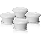 Baby Proofing Magnetic Cabinet Locks Child Proof Extra Magnet (4 Pack) Universal Replacement Keys for Magnetic Locking System - Baby Safety Latch for Drawers and Cabinet - 4 Key Holders Included