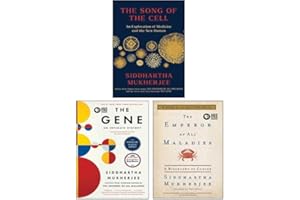 Siddhartha Mukherjee 3 Books Collection Set (The Song of the Cell [Hardcover], The Emperor of All Maladies, The Gene: An Intimate History)