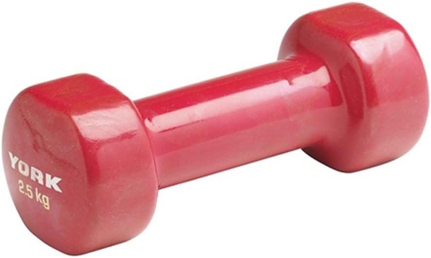 York Fitness - Pesa, color rojo - 2.5 kg (1 unidad): Amazon.es ...