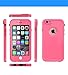 iPhone 6S Waterproof Case, Pandawell Slim Thin Light Dust Proof Snowproof Shockproof Case Full Body Protective Cover for Apple iPhone 6 / iPhone 6S 4.7 inch - Pink